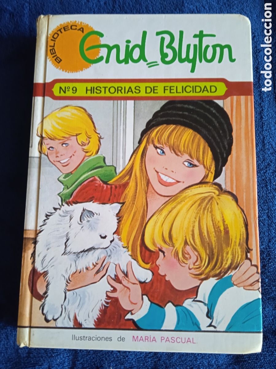 Libri di seconda mano: BIBLIOTECA ENID BLYTON N&ordm; 4 HISTORIAS DE FELICIDAD - ILUSTRADO POR MARIA PASCUAL -ED. TORAY