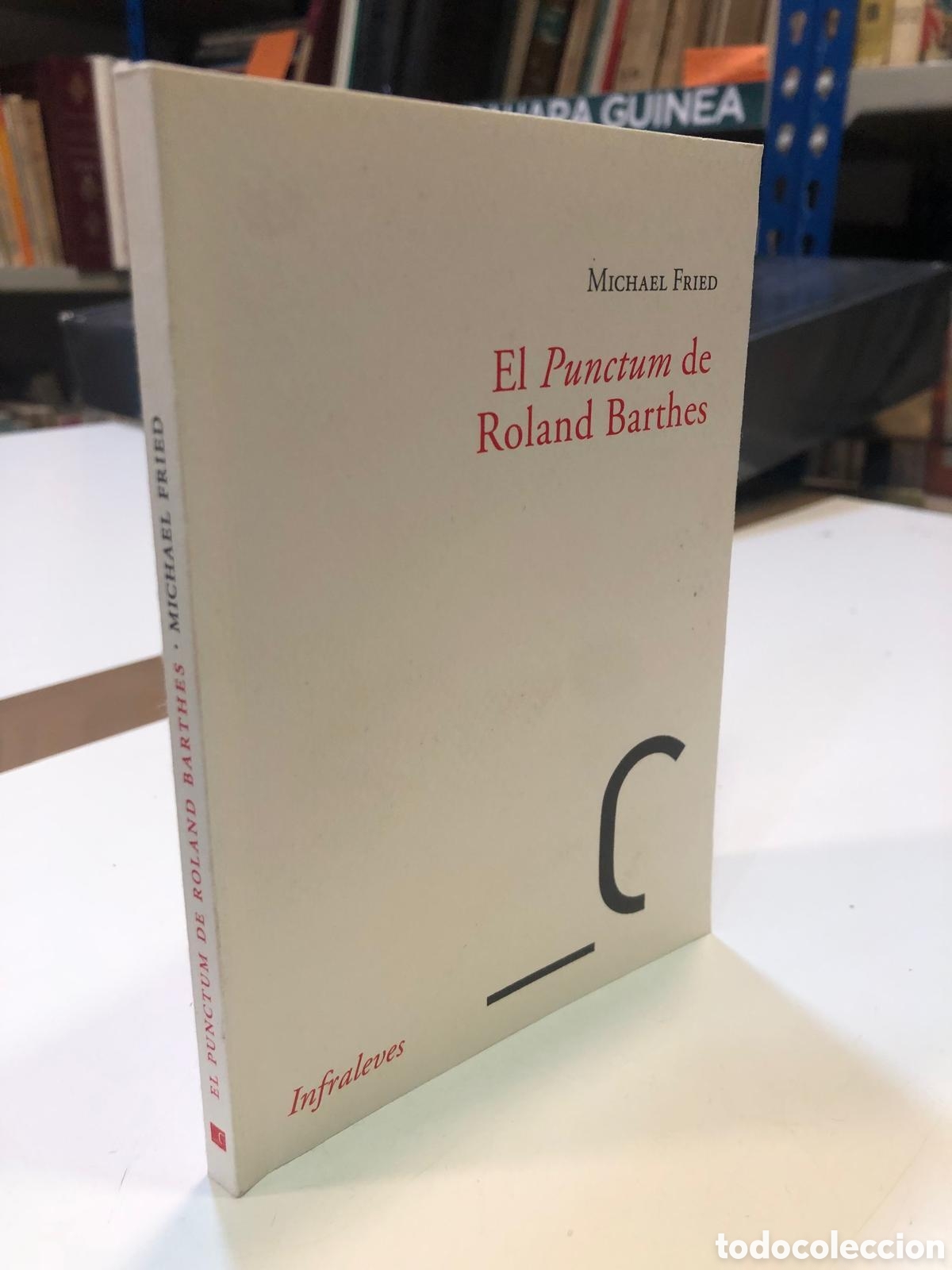 Libros de segunda mano: El Punctum de Roland Barthes - Michael Fried - Foto 1