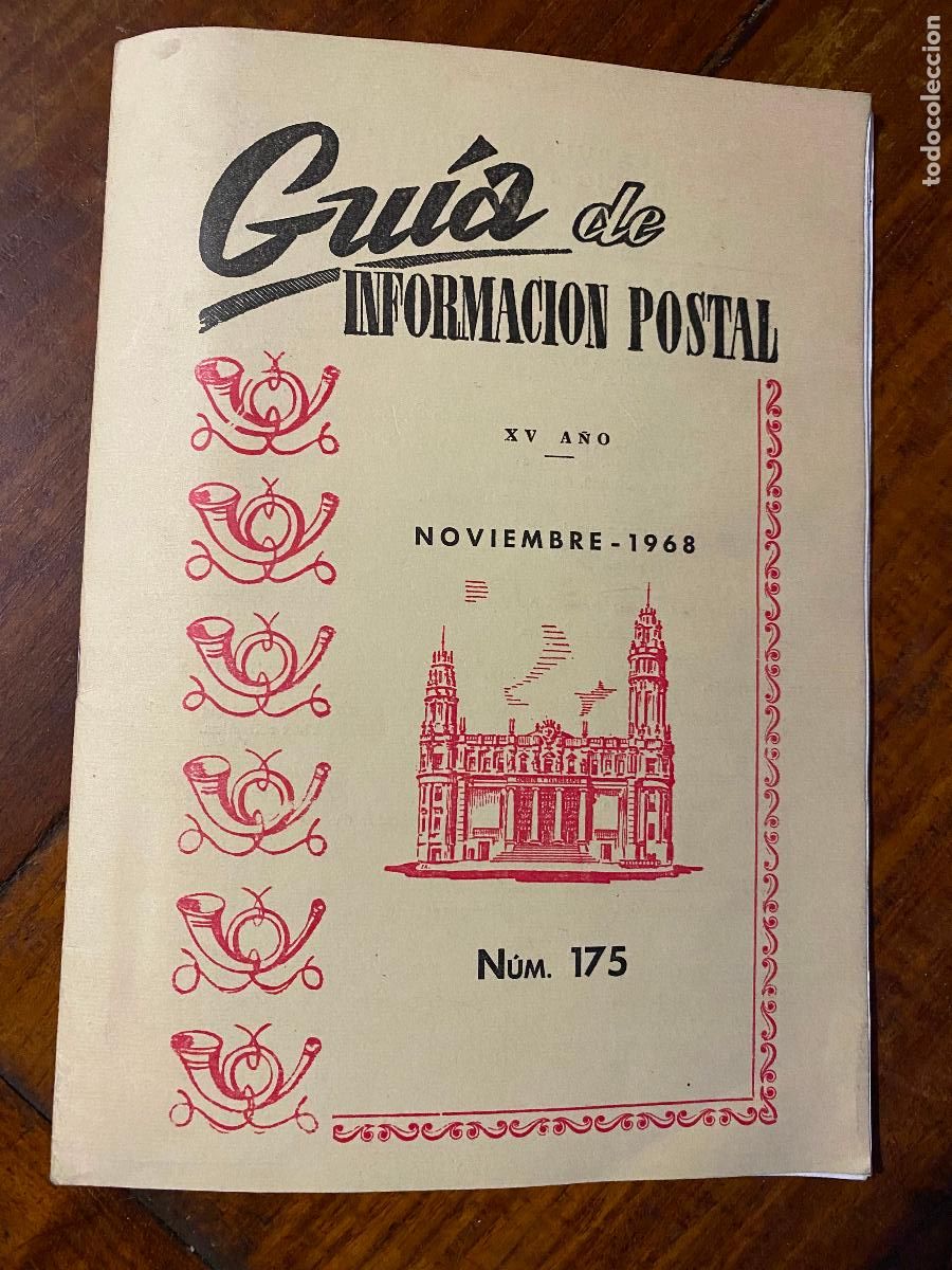 Libros de segunda mano: GU&Iacute;A DE INFORMACI&Oacute;N POSTAL, N&ordm; 175, NOVIEMBRE 1968