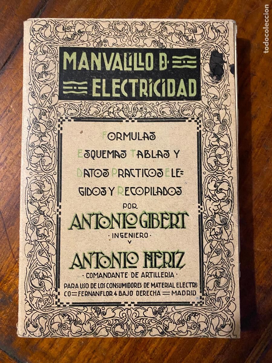 Libros de segunda mano: MANUALILLO DE ELECTRICIDAD. FORMULAS, ESQUEMAS, TABLAS Y DATOS PRACTICOS