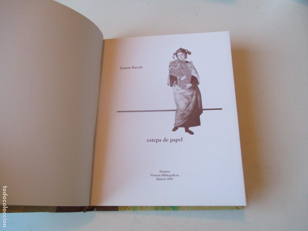 Libros de segunda mano: JOAQU&Iacute;N BARCEL&Oacute; Estepa de papel W39522 - Foto 2