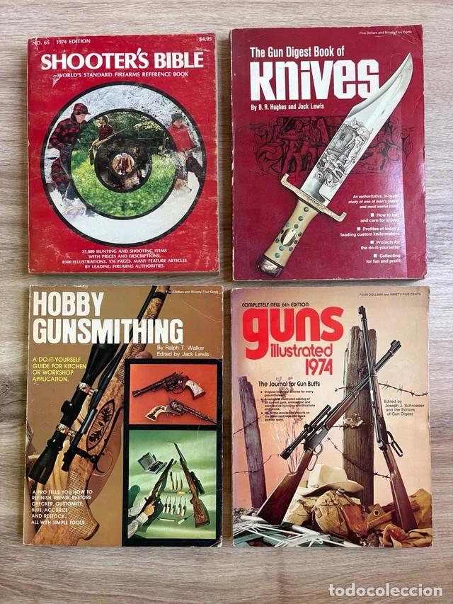 Libros de segunda mano: Lote libros de armas y cuchillos de caza en ingl&eacute;s - Foto 1