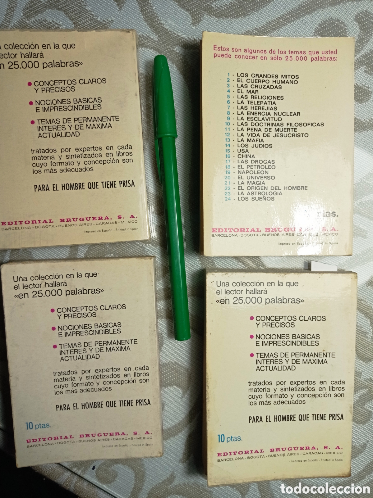 Libros de segunda mano: MINILIBROS &rdquo;EN 25000 PALABRAS&rdquo;. BRUGUERA. - Foto 2