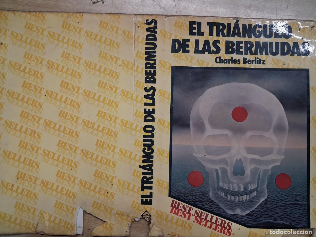 Libros de segunda mano: Solo sobrecubierta de... El Tri&aacute;ngulo de las Bermudas de Charles Berlitz (Planeta, 1977) - Foto 1