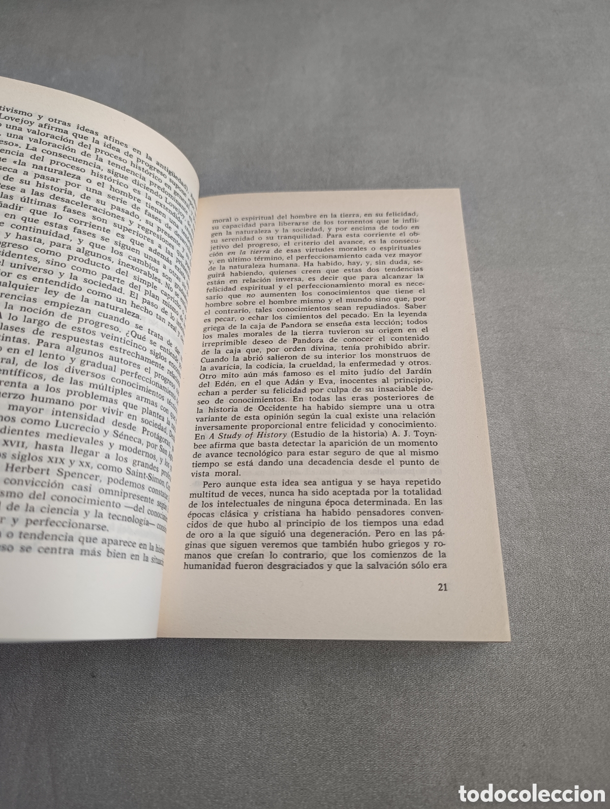 Libros de segunda mano: HISTORIA DE LA IDEA DE PROGRESO - ROBERT NISBET - Foto 7