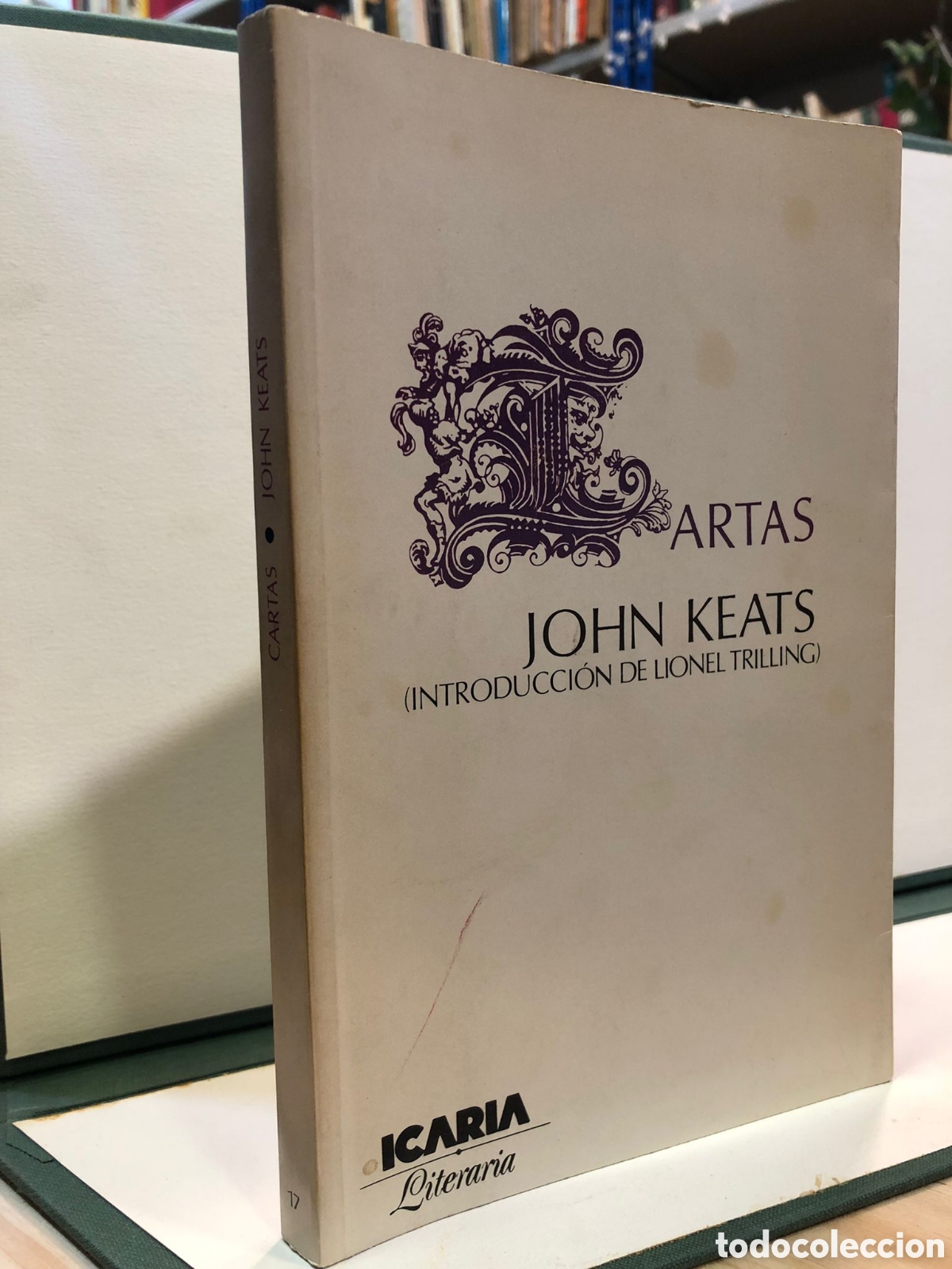 Libros de segunda mano: Cartas - John Keats (Icaria) - Foto 1