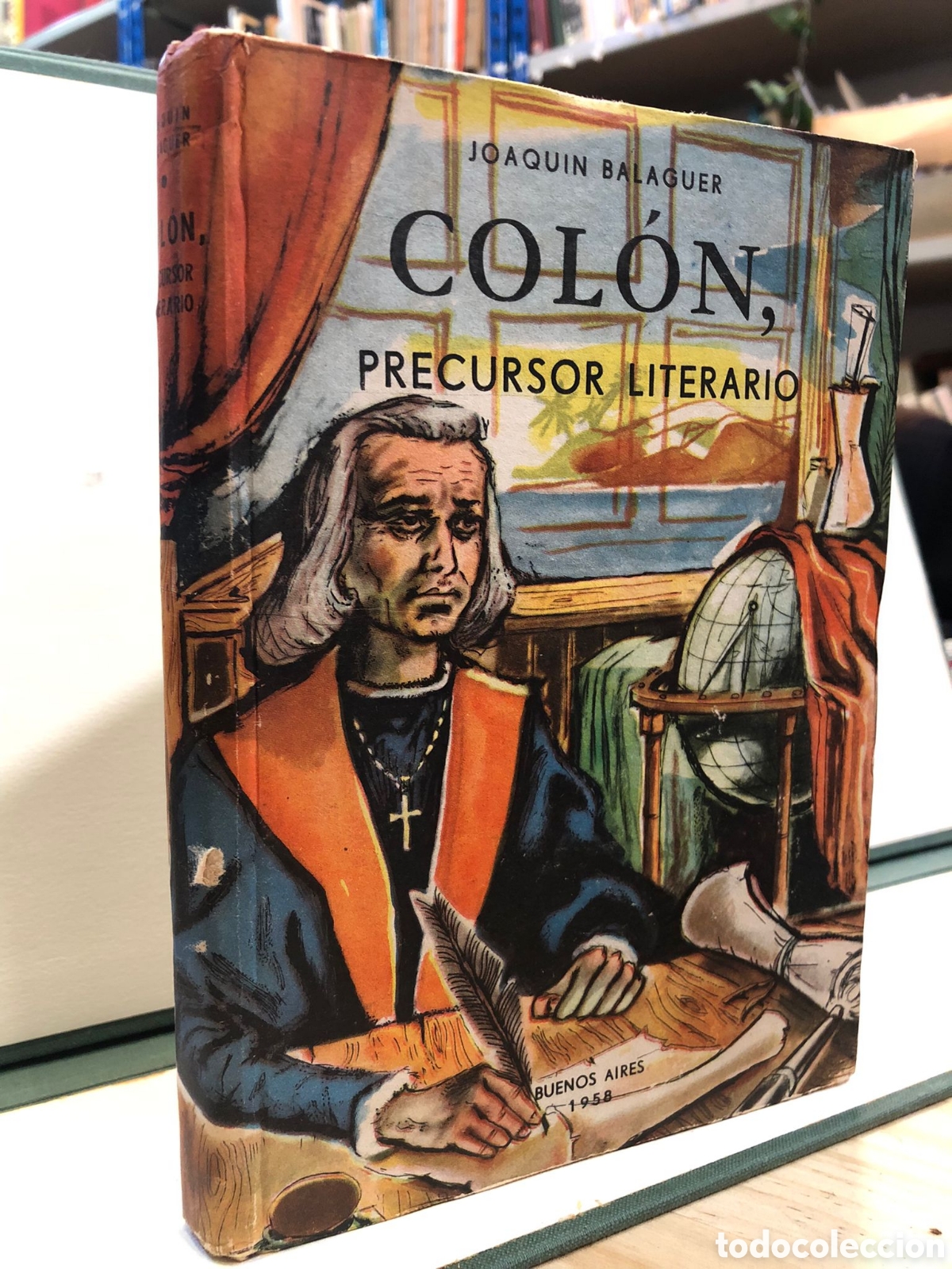 Libros de segunda mano: Col&oacute;n, precursor literario - Joaqu&iacute;n Balaguer - Foto 1