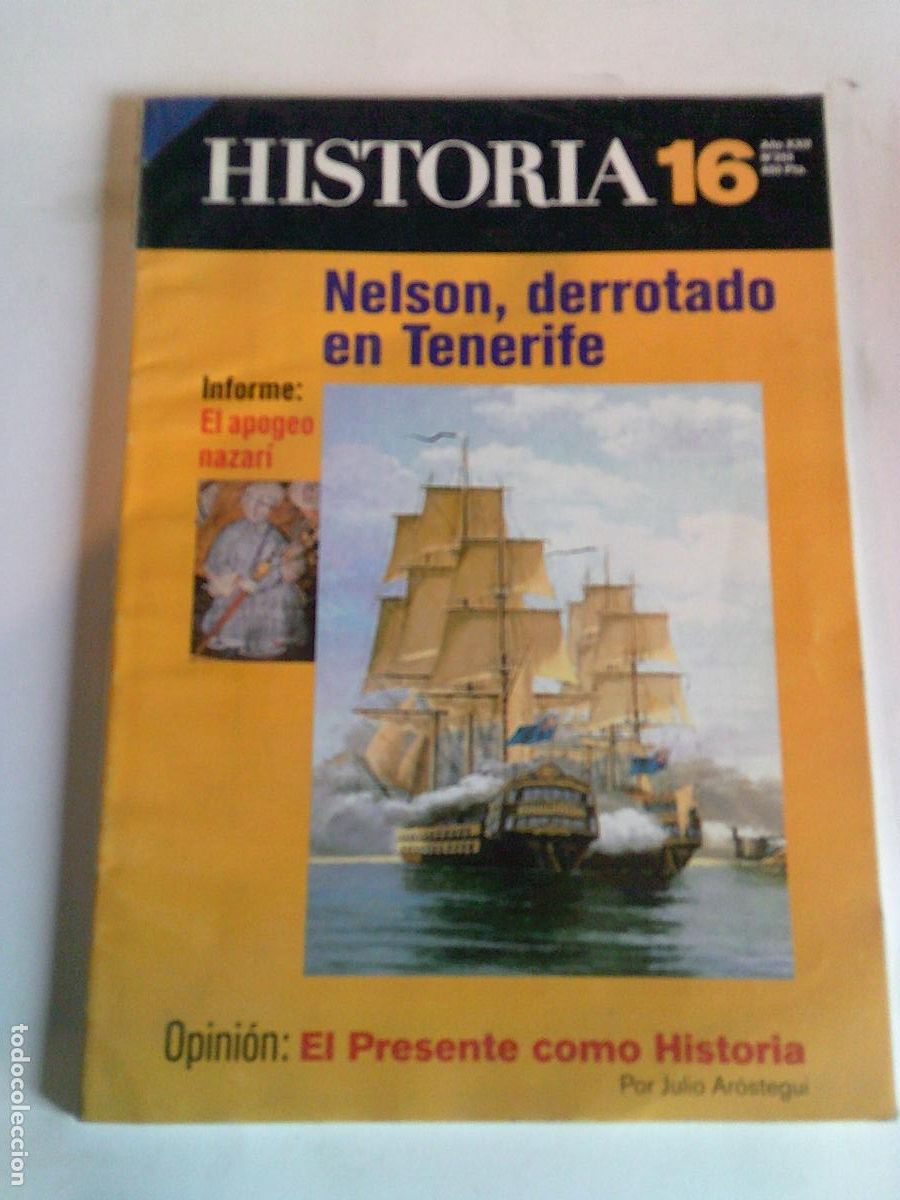 Libros de segunda mano: Historia 16 n&ordm; 255 Nelson derrotado en Tenerife