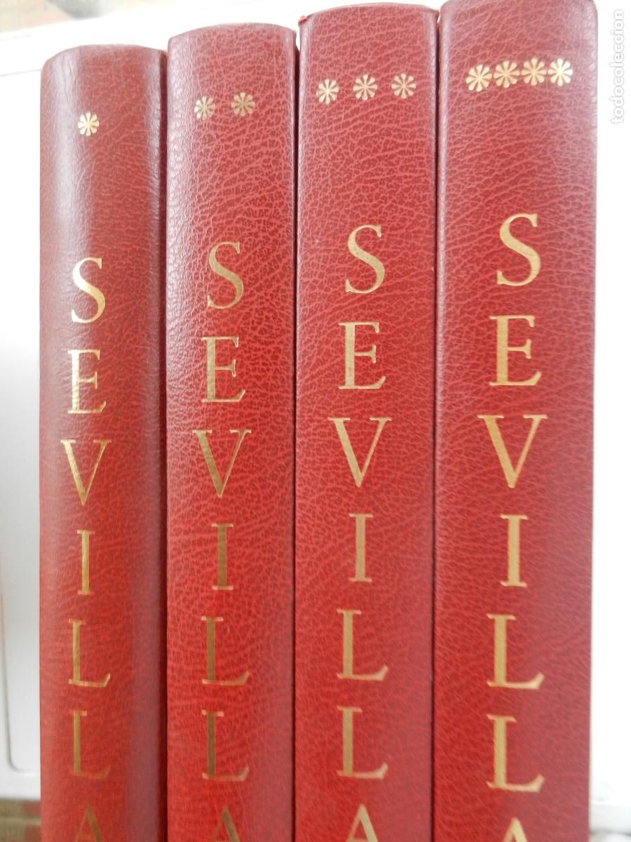 Libros de segunda mano: SEVILLA Y SU PROVINCIA - EDICIONES GEVER- 4 TOMOS -1983