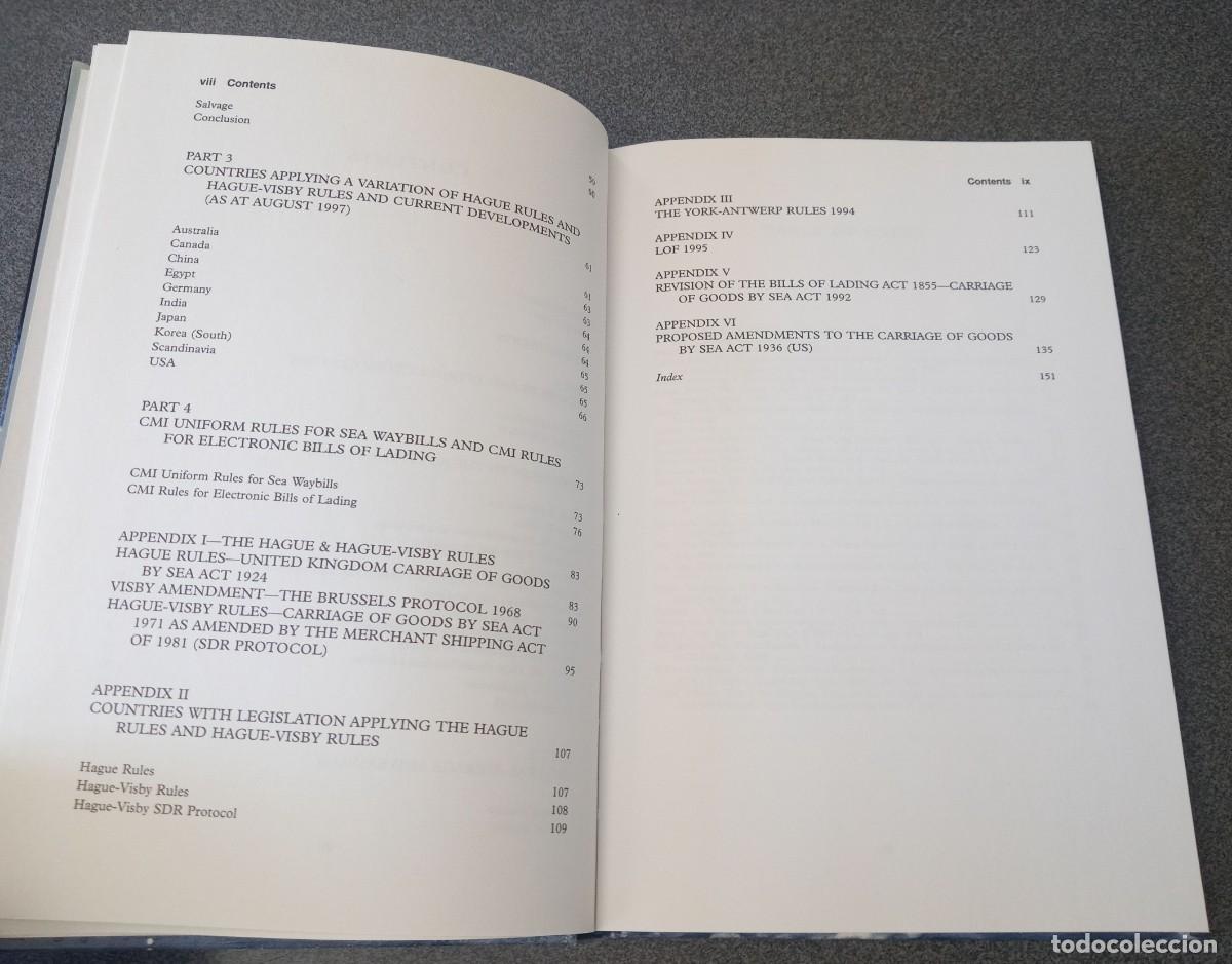 Libros de segunda mano: The Hague And Hague Visby Rules John Richardson - Foto 5