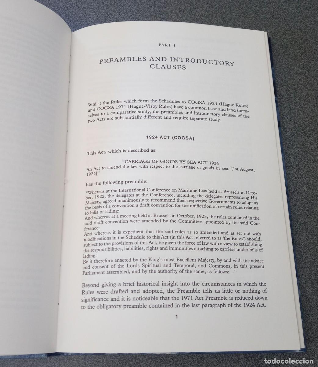 Libros de segunda mano: The Hague And Hague Visby Rules John Richardson - Foto 7