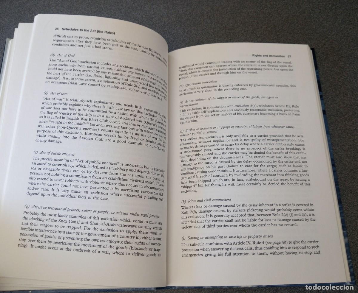 Libros de segunda mano: The Hague And Hague Visby Rules John Richardson - Foto 9