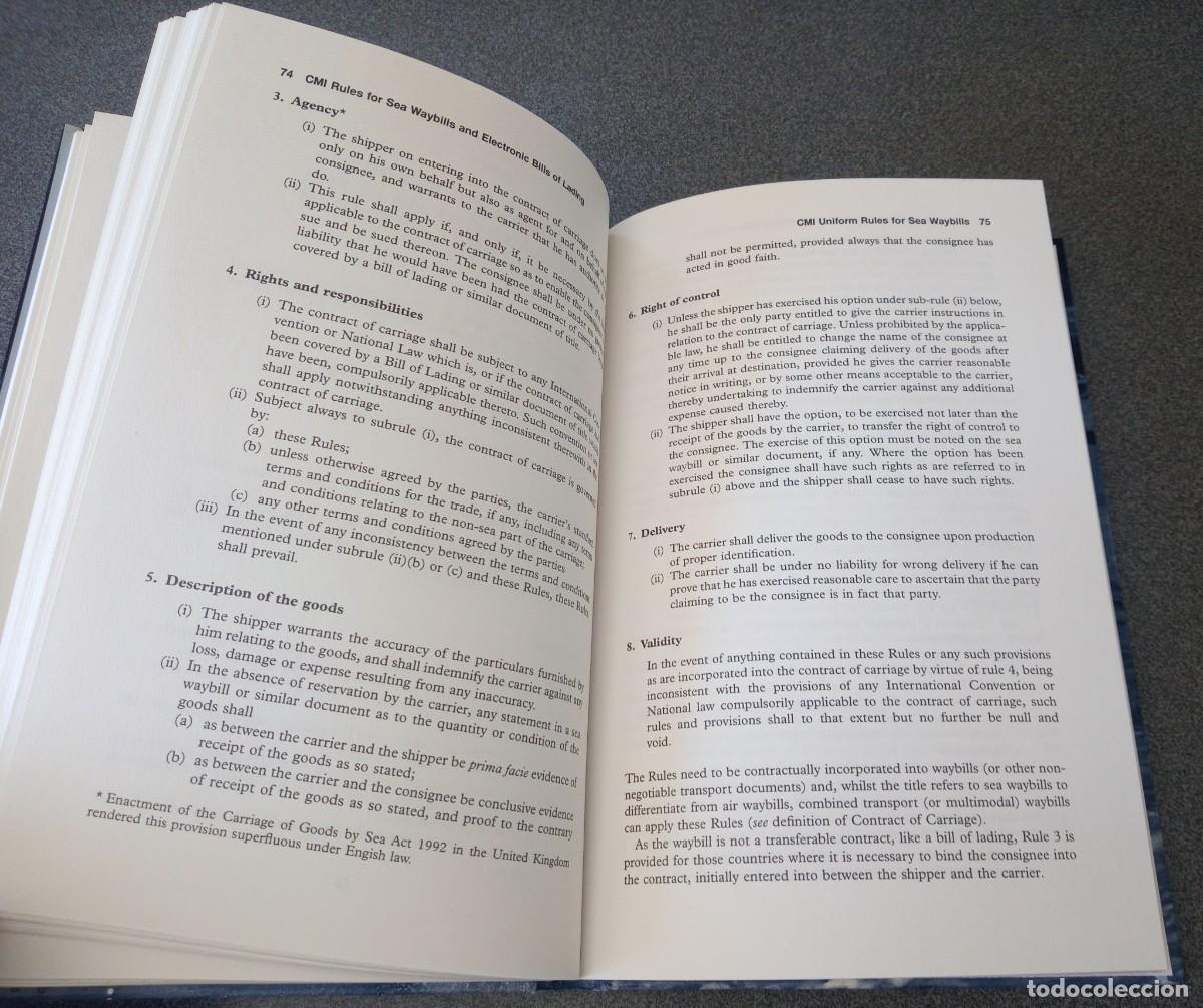 Libros de segunda mano: The Hague And Hague Visby Rules John Richardson - Foto 10