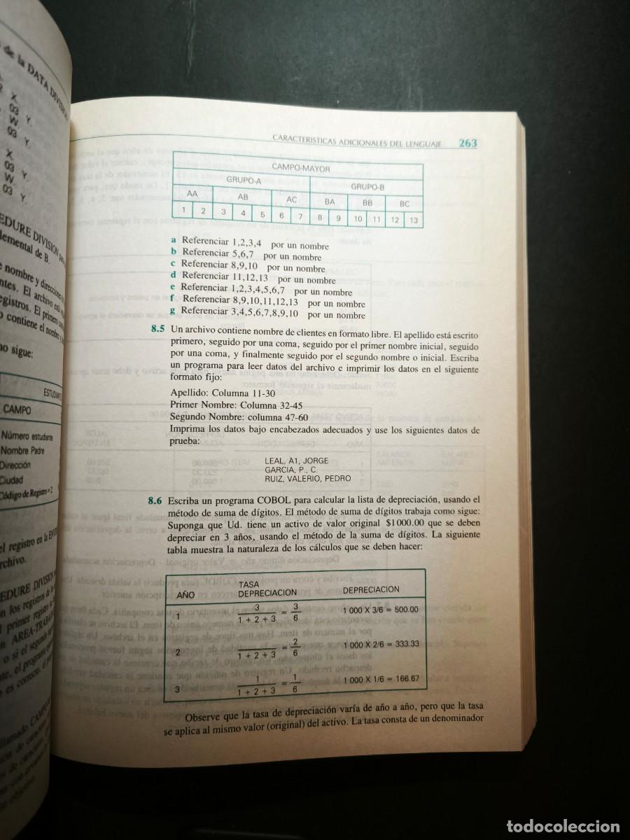 Libros de segunda mano: Cobol estructurado - Andreas S. Philippakis, Leonard J. Kazmier - Foto 2