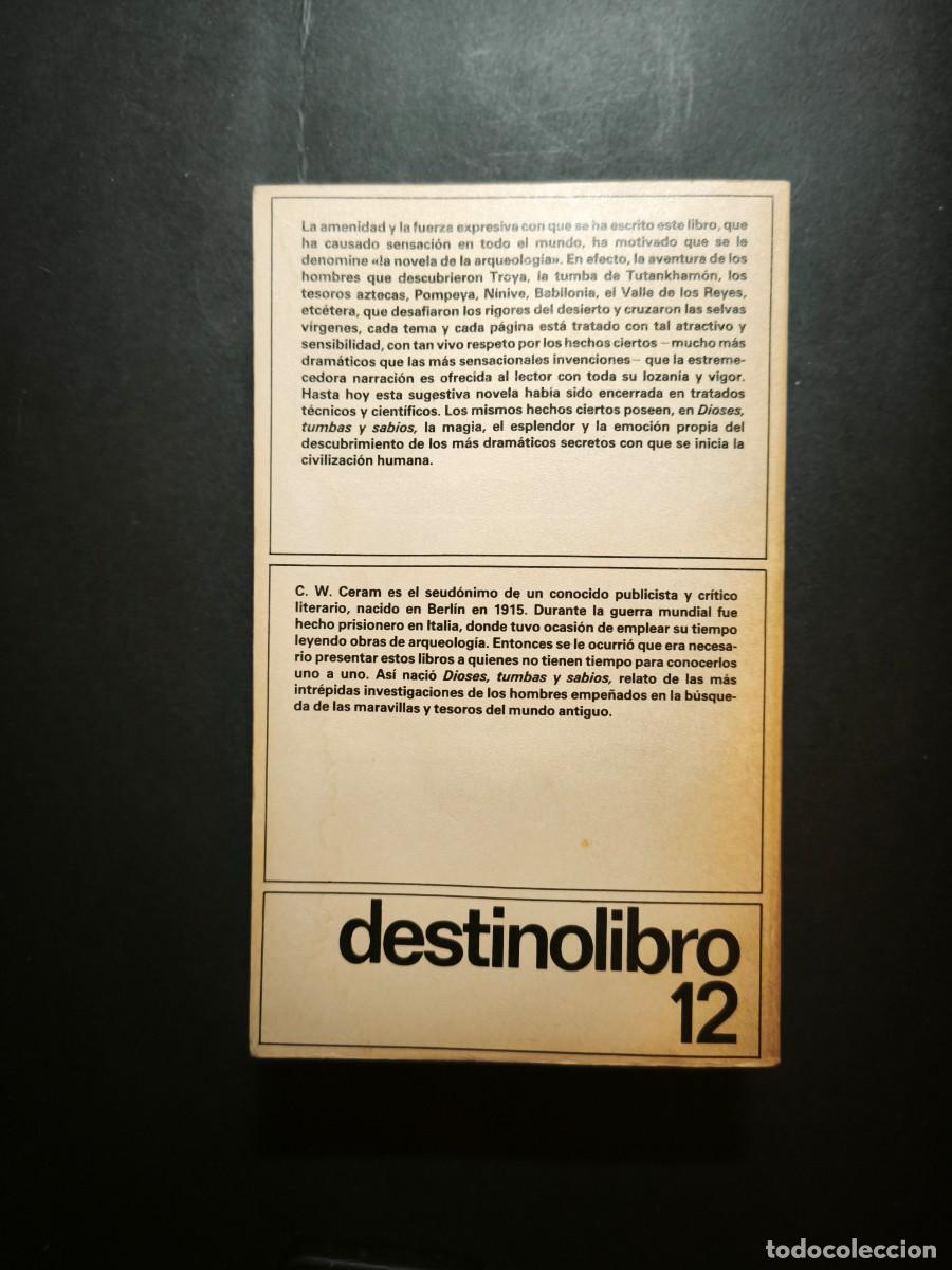 Libros de segunda mano: Dioses, tumbas y sabios - C. W. Ceram - Foto 3