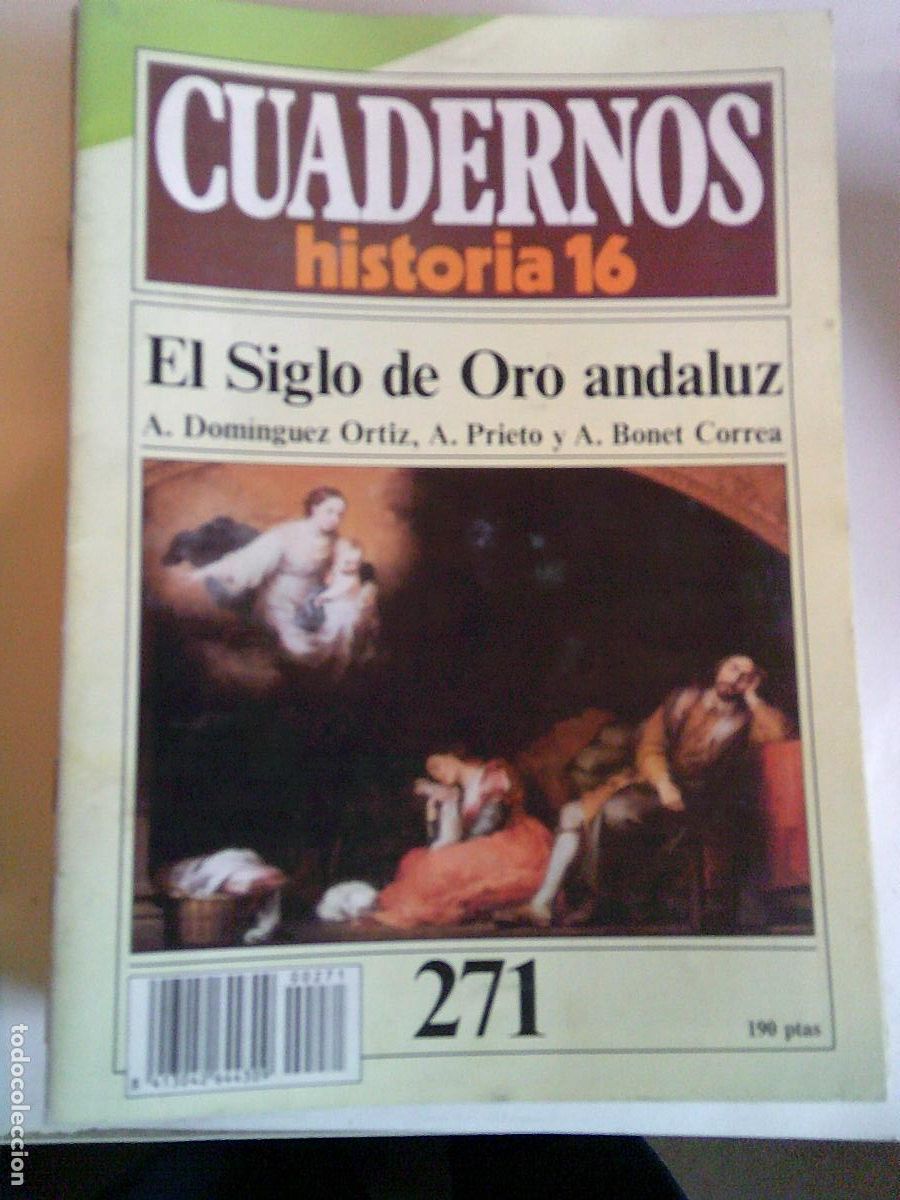 Libros de segunda mano: Cuadernos historia 16 n&ordm; 271 El Siglo de Oro andaluz