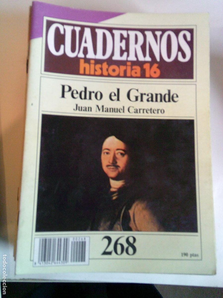 Libros de segunda mano: Cuadernos historia 16 n&ordm; 268 Pedro el Grande