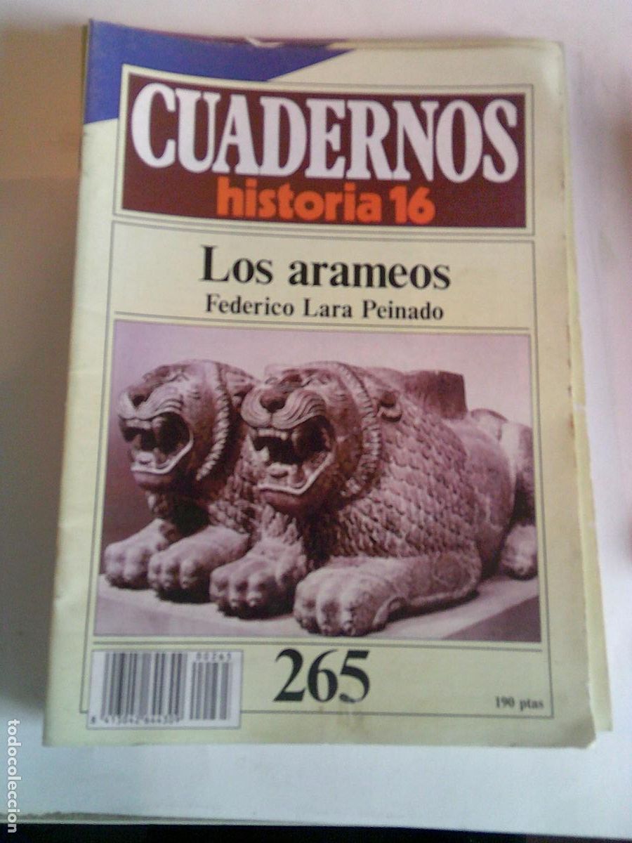 Libros de segunda mano: Cuadernos historia 16 n&ordm; 265 Los arameos