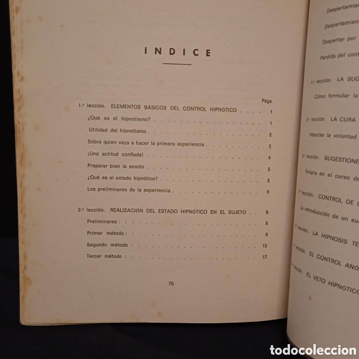 Libros de segunda mano: CURSO CONFIDENCIAL DE HIPNOTISMO - AUTOR? - IMO 1966 #9660 - Foto 4