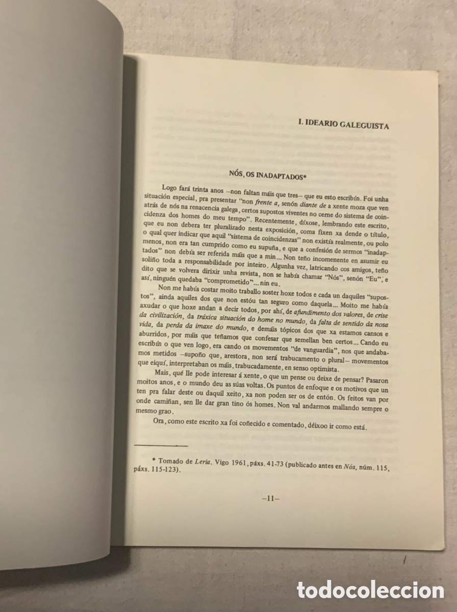 Libros de segunda mano: Escolma de Vicente Risco. 1981 - Foto 4