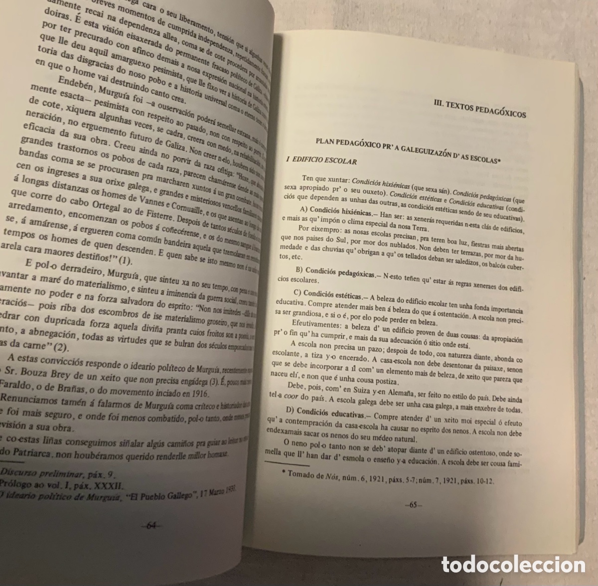 Libros de segunda mano: Escolma de Vicente Risco. 1981 - Foto 5