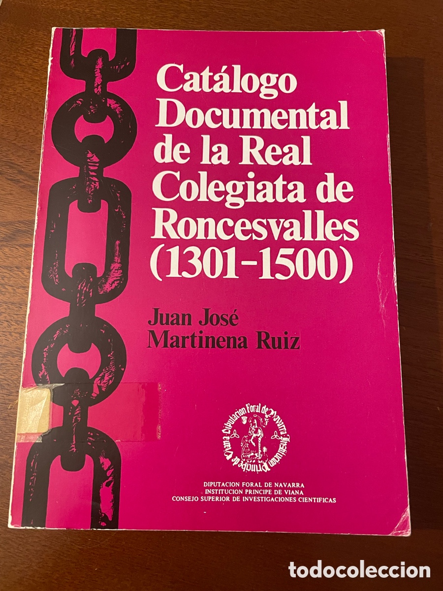 Libros de segunda mano: Cat&aacute;logo Documental de la Real Colegiata de Roncesvalles (1301-1500) - Foto 1
