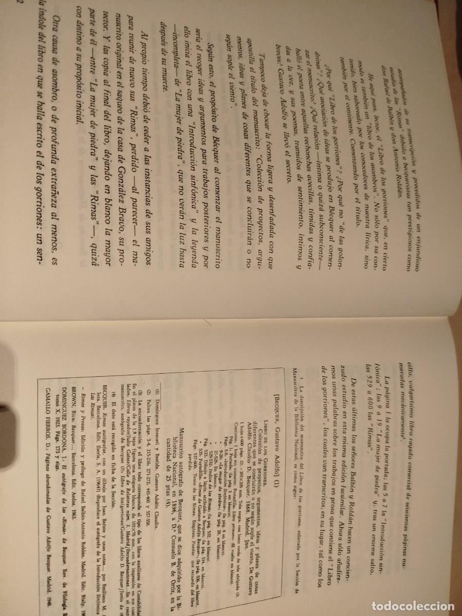 Libros de segunda mano: Los Gorriones. Facs&iacute;mil. Ministerio de Educaci&oacute;n - Foto 10