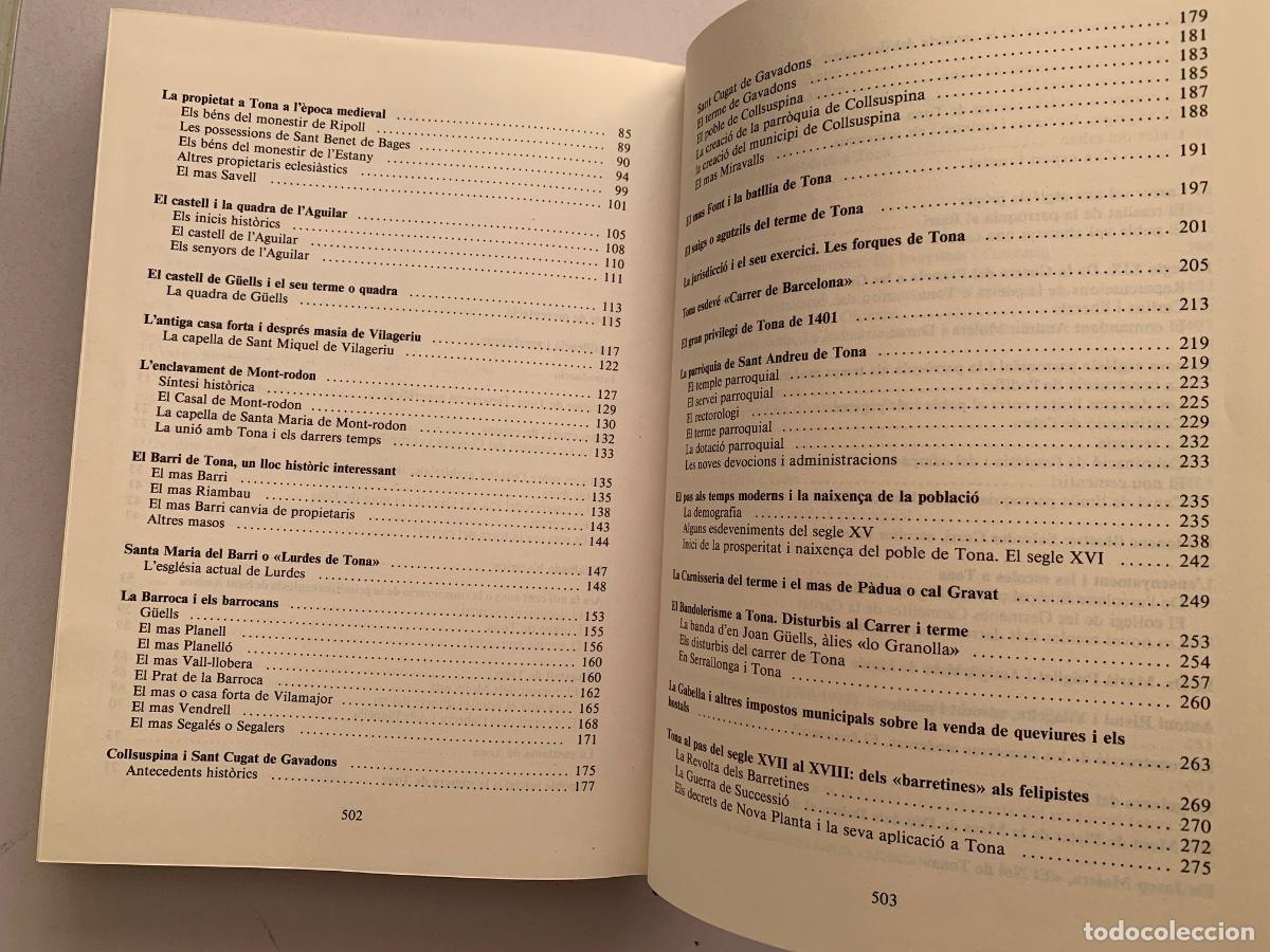 Libros de segunda mano: Tona. Mil cent anys d&rsquo;historia (bols 31) - Foto 3
