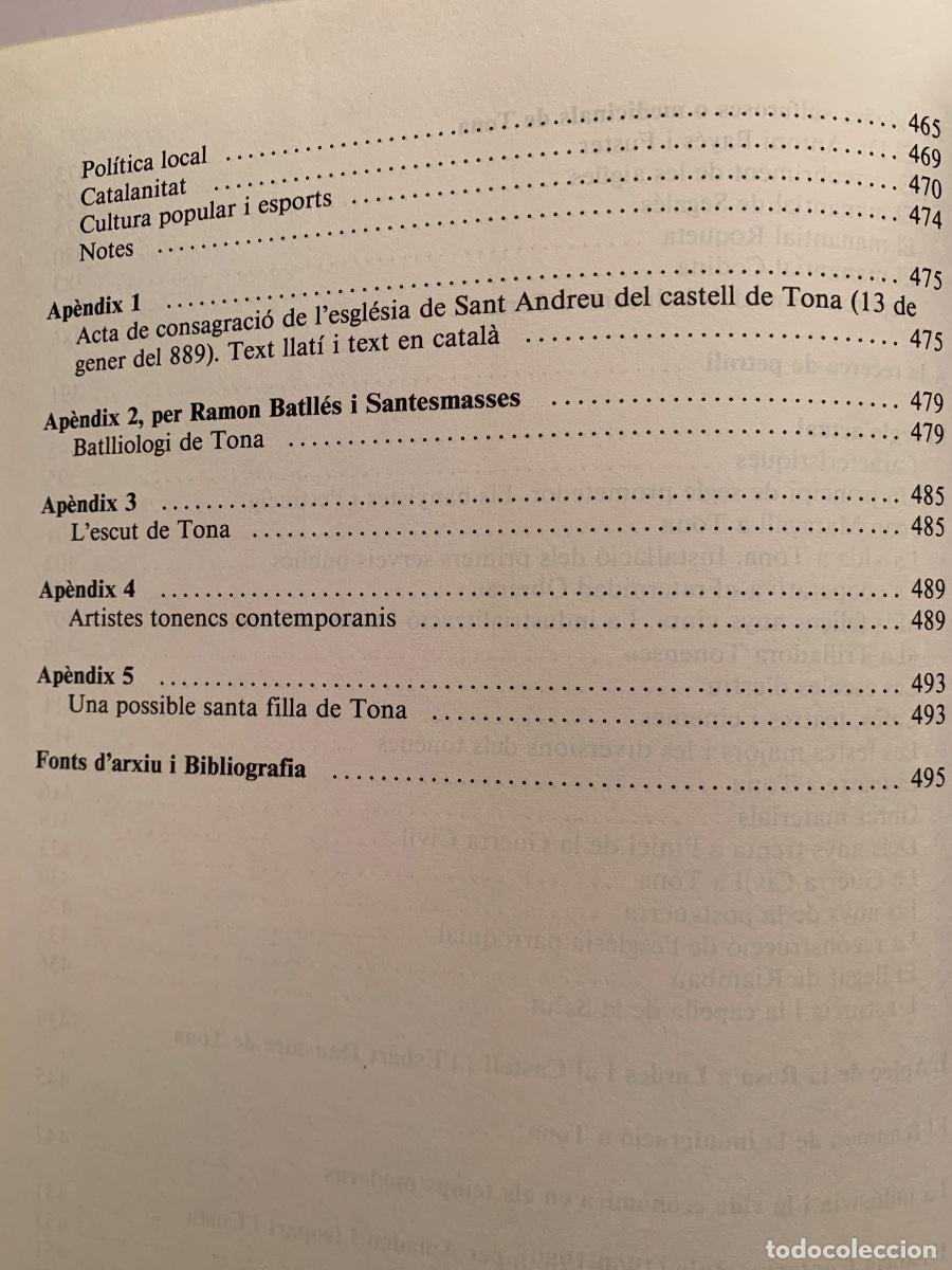 Libros de segunda mano: Tona. Mil cent anys d&rsquo;historia (bols 31) - Foto 5