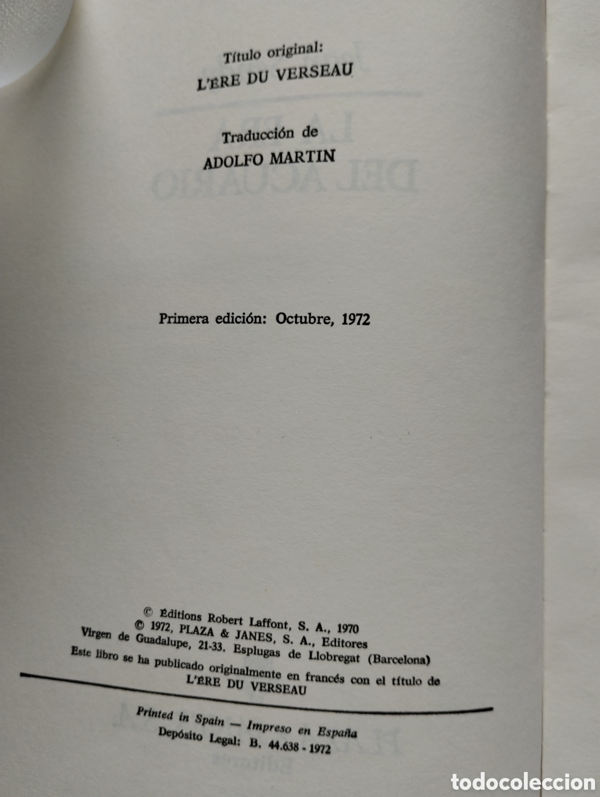 Libros de segunda mano: LA ERA DEL ACUARIO, JEAN SENDY - Foto 4