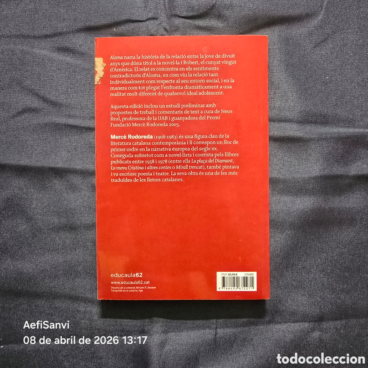 Libros de segunda mano: ALOMA (MERC&Eacute; RODOREDA) - Foto 2