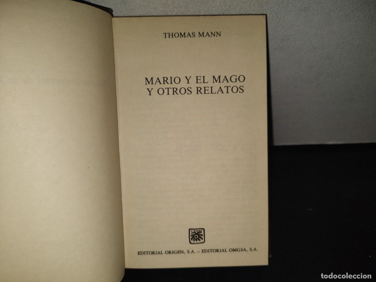 Libros de segunda mano: 214- MARIO Y EL MAGO Y OTROS RELATOS - THOMAS MANN - Foto 3