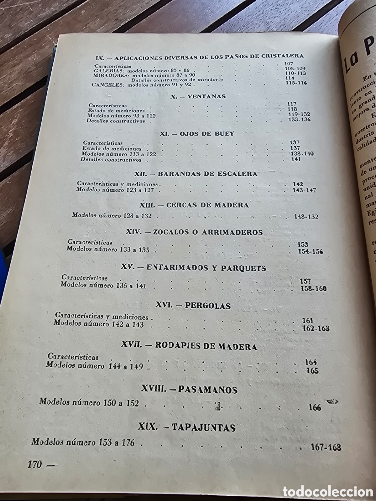 Libros de segunda mano: 175 modelos de carpinteria Anselmo Rodriguez Hernandez CEAC 1955 oficios - Foto 6