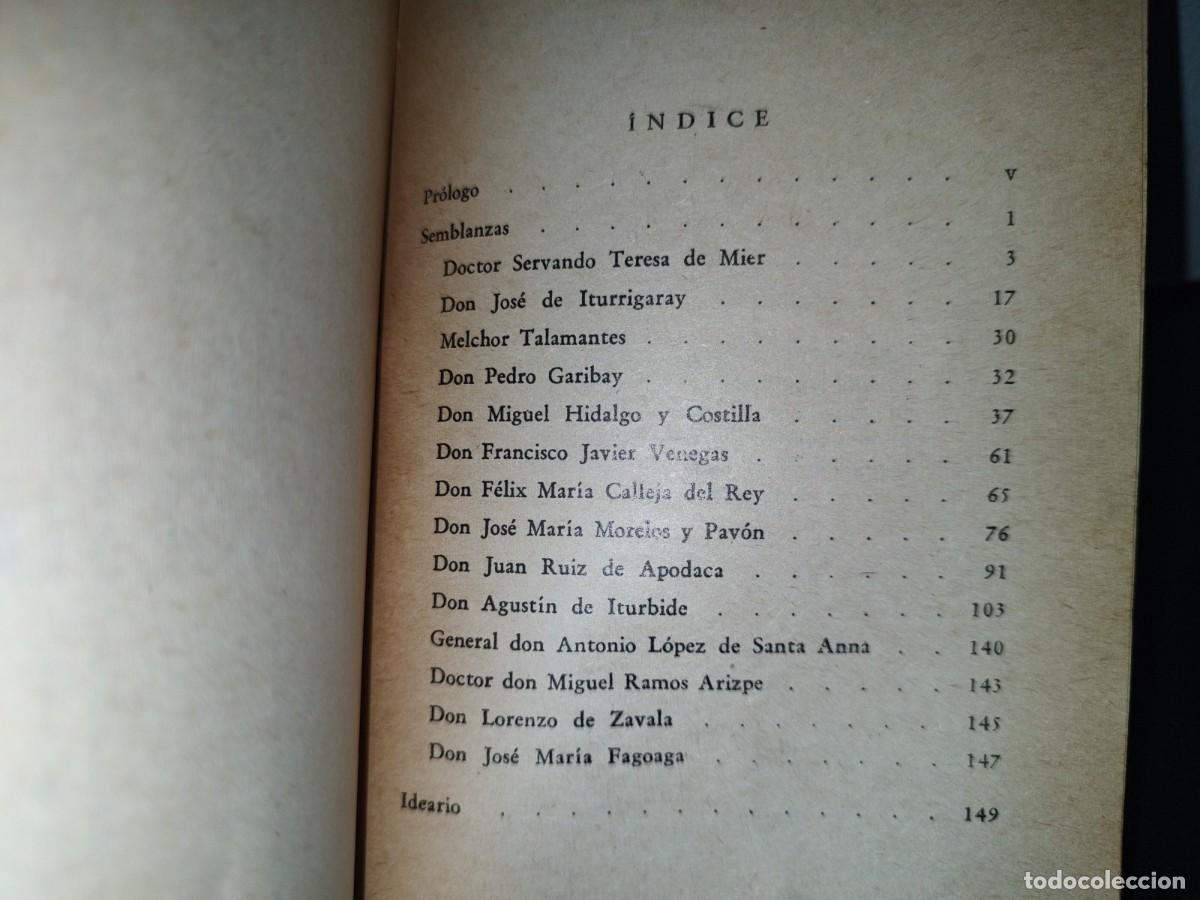Libros de segunda mano: 214- SEMBLANZAS E IDEARIO - LUCAS ALAM&Aacute;N - UNAM, 1978 - Foto 5