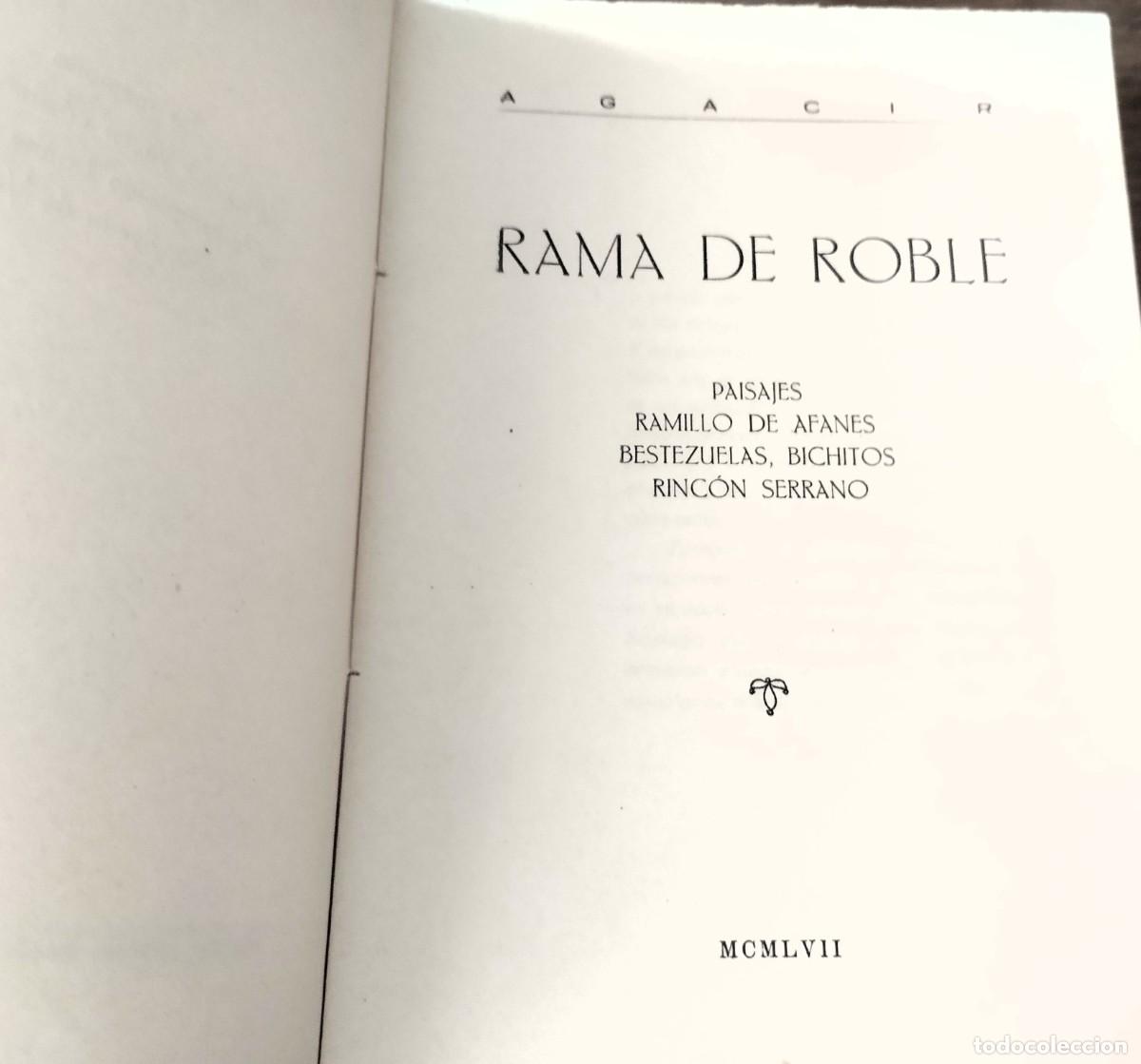 Libros de segunda mano: Agacir, Rama de roble, Toledo, 1957, - Foto 4