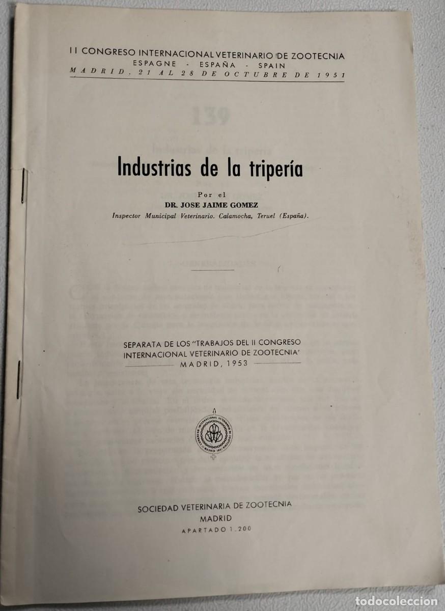 Libros de segunda mano: Industria de la triper&iacute;a.