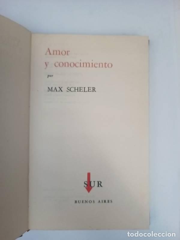 Libros de segunda mano: Amor y conocimiento - Max Scheler - Foto 1