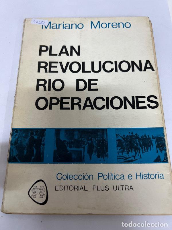Libros de segunda mano: Plan revolucionario de operaciones - Mariano Moreno - Foto 1