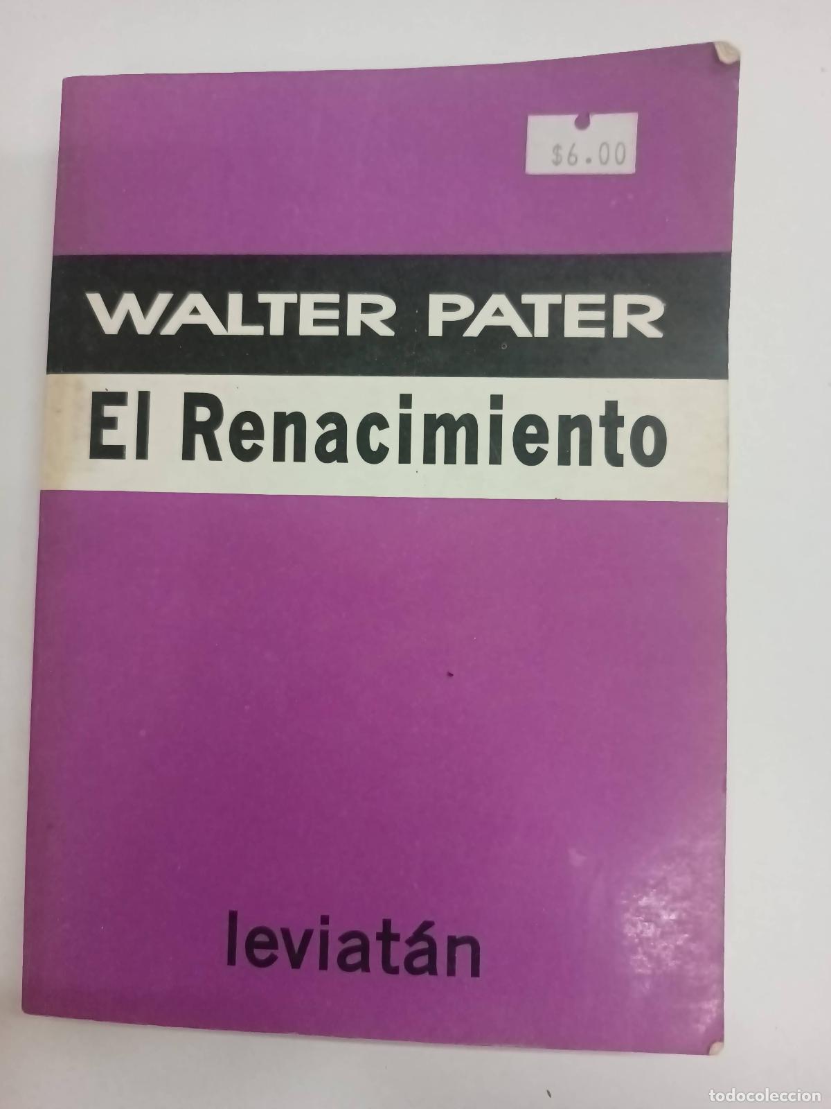 Libros de segunda mano: El renacimiento - Walter Pater - Foto 1