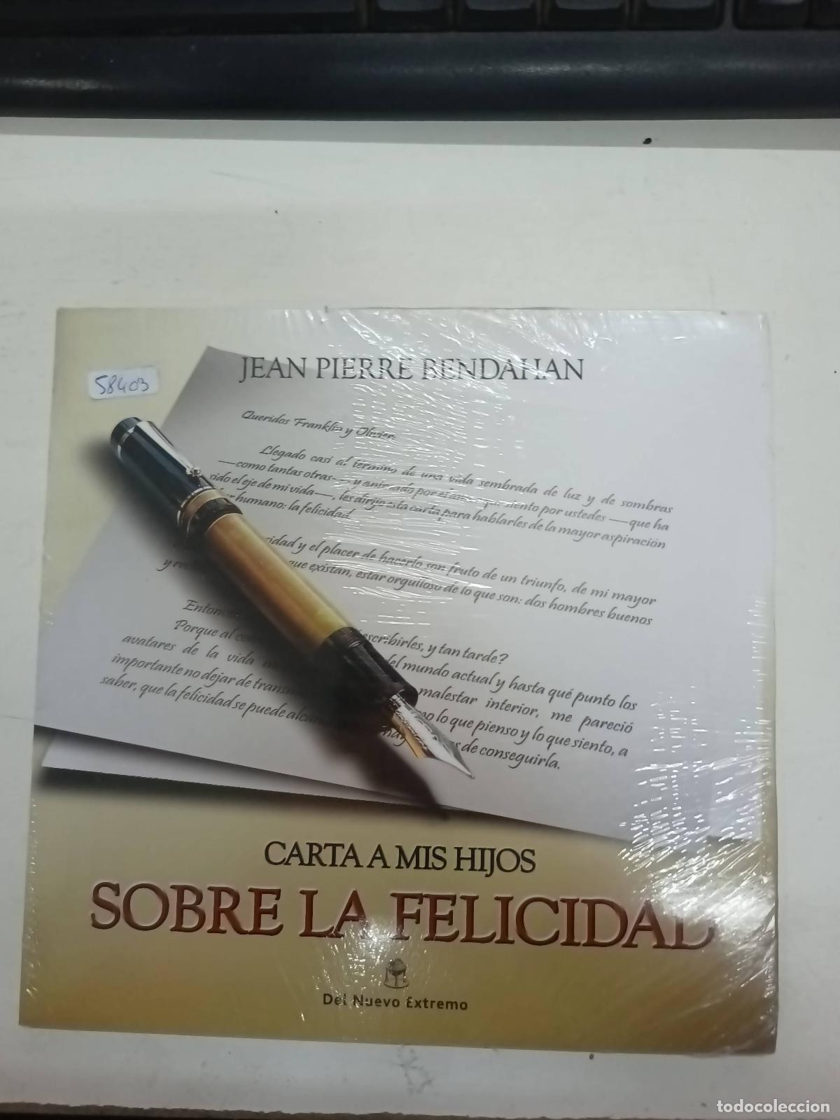 Second hand books: Carta a mis hijos sobre la felicidad - Jean Pierre Bendahan