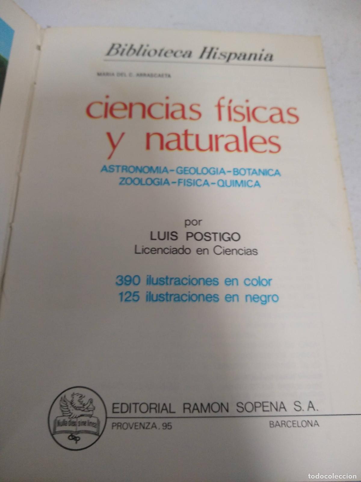 Libri di seconda mano: Ciencias fisicas y naturales - Maria del C Arrascaeta