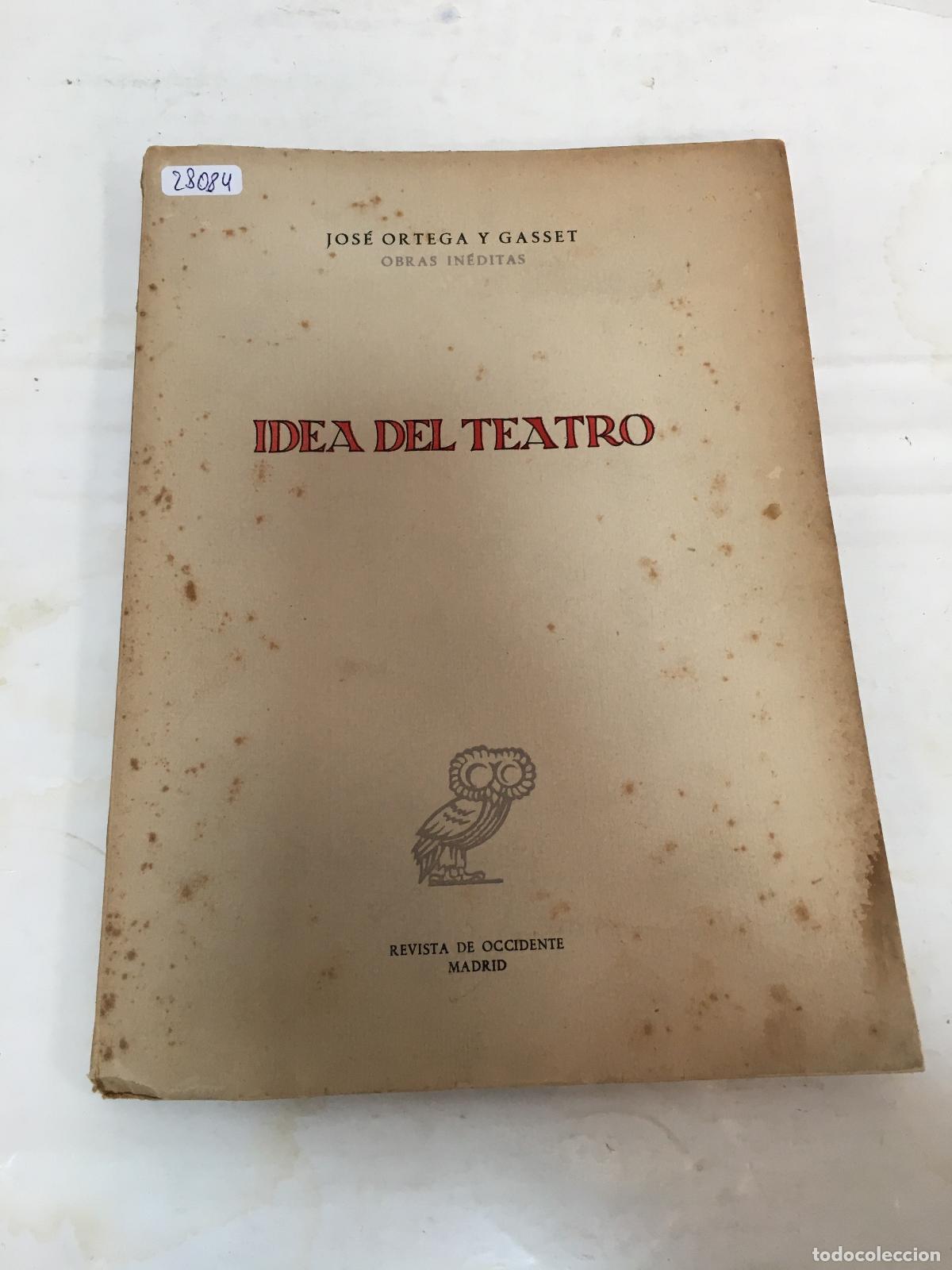 Libros de segunda mano: Idea del Teatro - Jose Ortega y Gasset - Foto 1