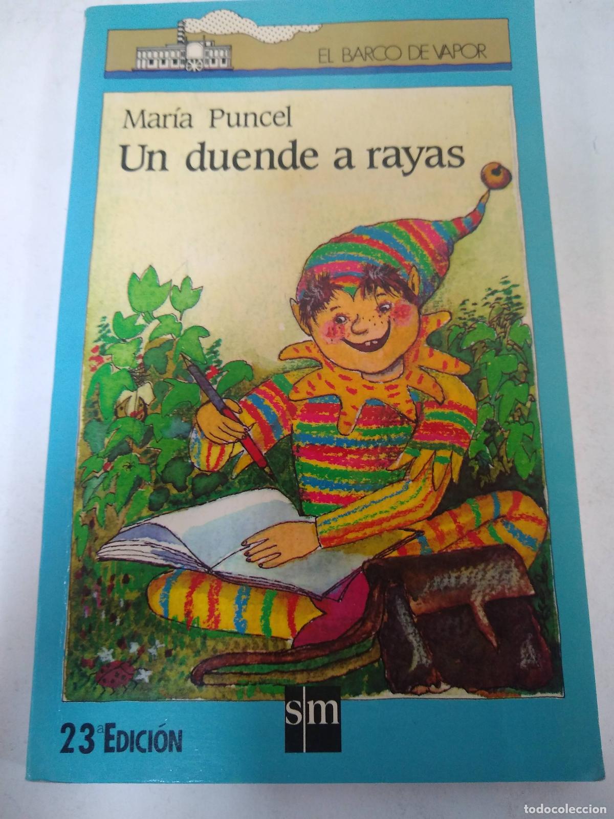 Libros de segunda mano: Un Duende A Rayas - Mar&iacute;a Puncel - Foto 1