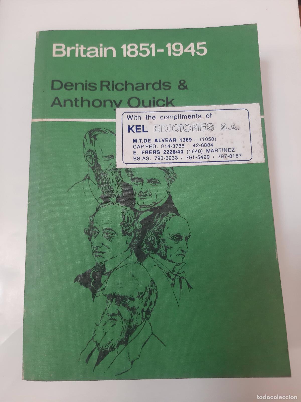 Libros de segunda mano: Britain 1851 - 1945 - Richards - Quick - Foto 1