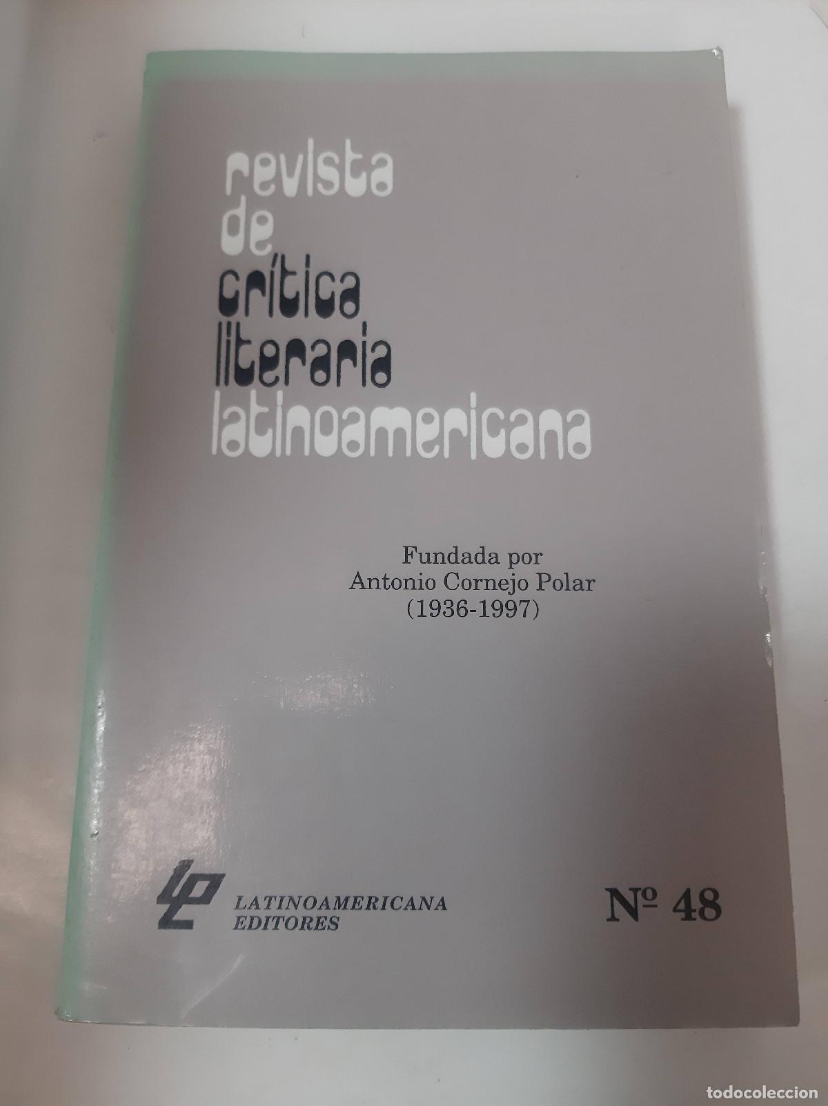 Livres d'occasion: Revista De Cr&iacute;tica Literaria Latinoamericana Nro 48 - Varios Autores