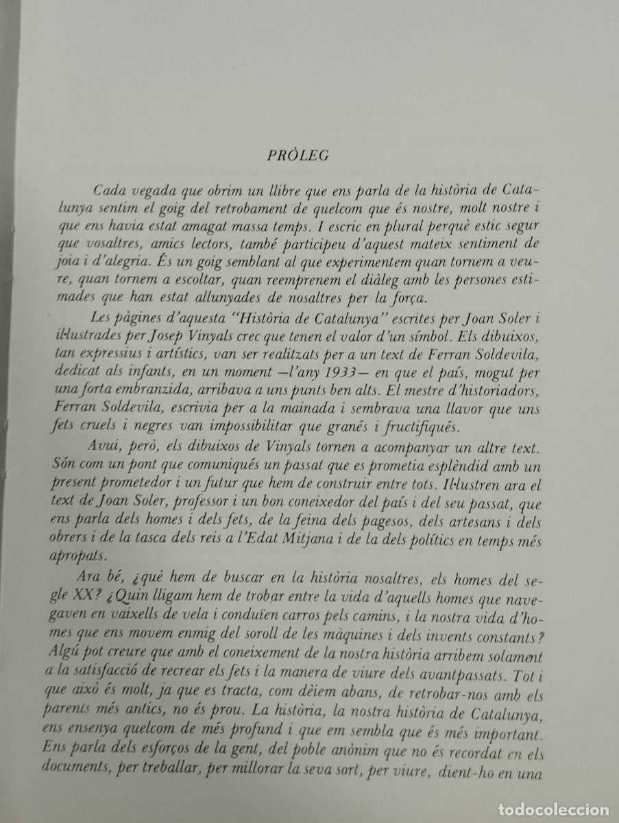 Libros de segunda mano: HIST&Ograve;RIA DE CATALUNYA. JOAN SOLER I AMIG&Oacute;. - Foto 5