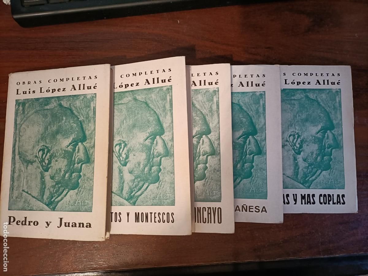 Libros de segunda mano: LUIS L&Oacute;PEZ ALLU&Eacute;. OBRAS COMPLETAS. 5 TOMOS. 1972-1973-1975-1982