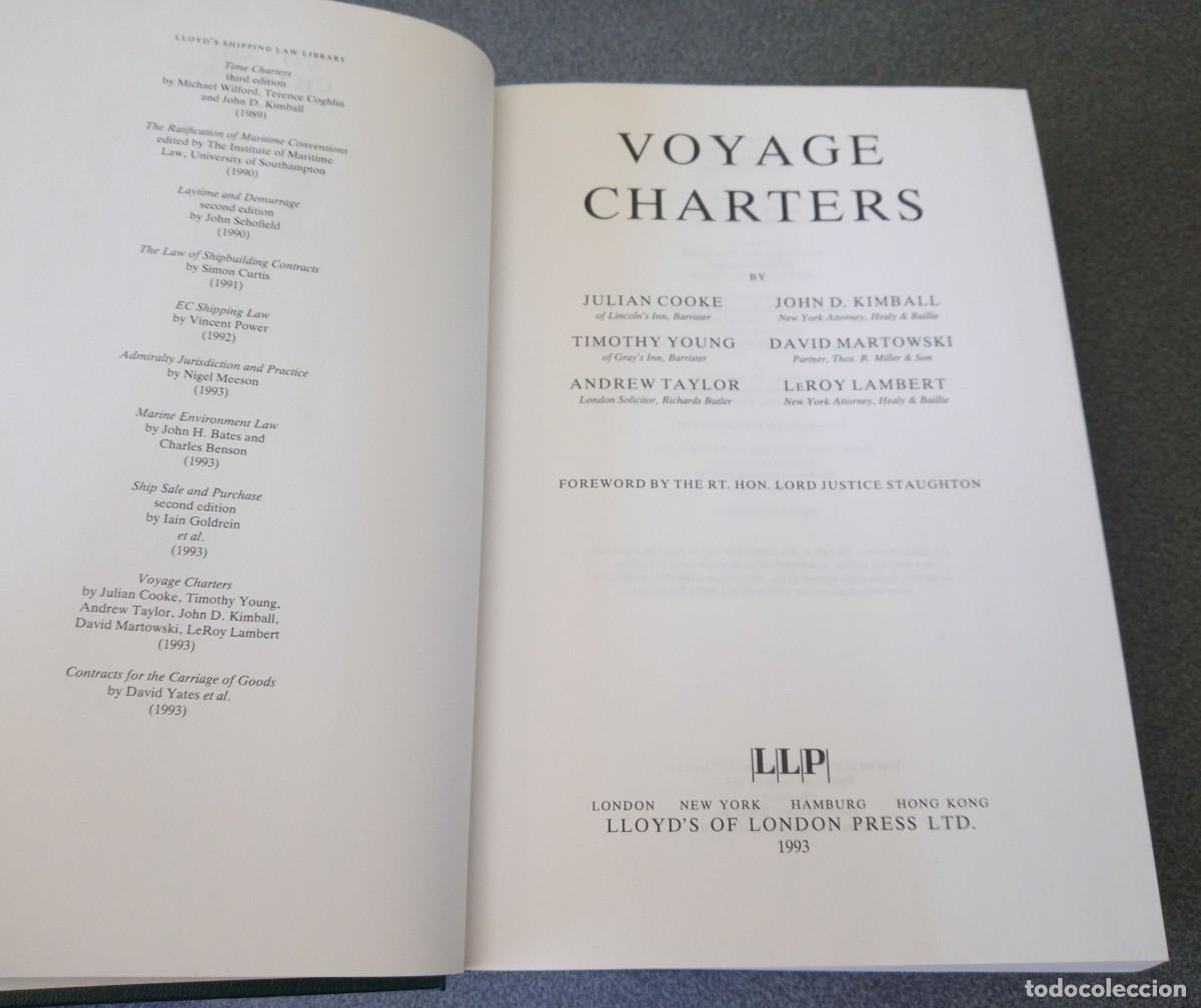 Libros de segunda mano: Voyage Charters Julian Cooke - Foto 3