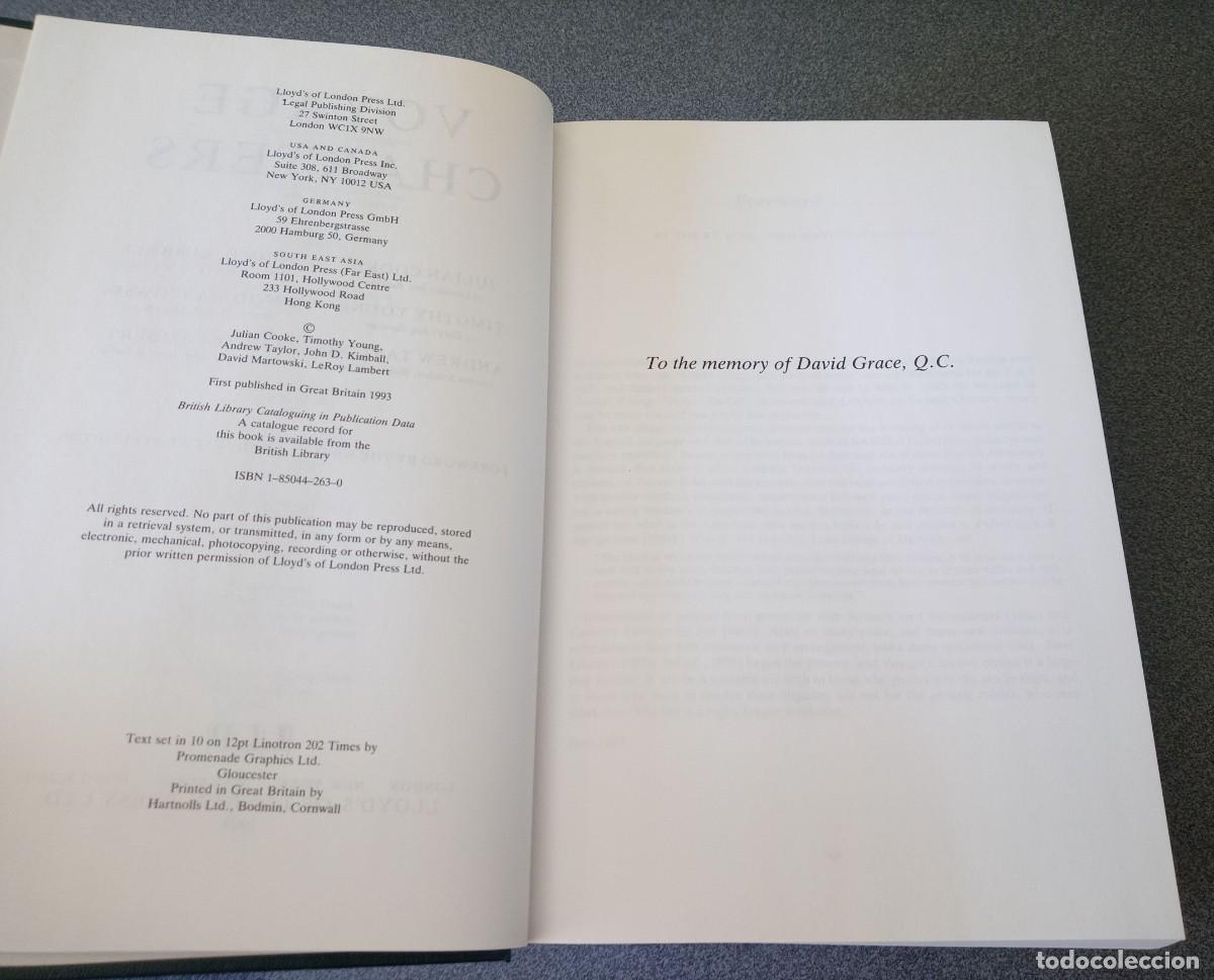 Libros de segunda mano: Voyage Charters Julian Cooke - Foto 4