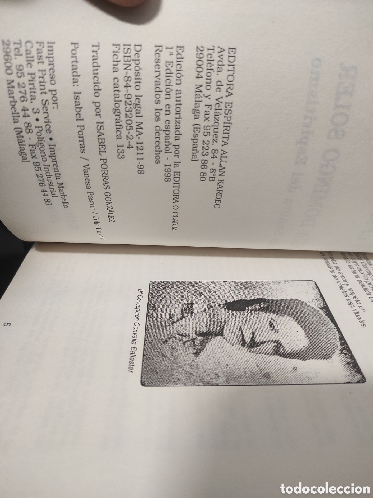 Libros de segunda mano: Amalia Domingo Soler. La gran se&ntilde;ora del espiritismo - C&eacute;sar Bogo - Foto 3
